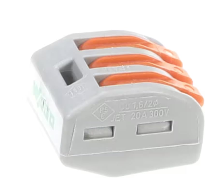 28-12 Terminal Block/Wire Connector, 3 Wire 222-413