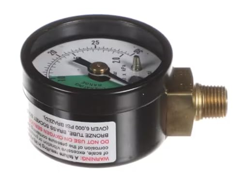 Fits Winston 2509 238A638-01 Pressure Gauge, 0-30 PSI, HK Fryer