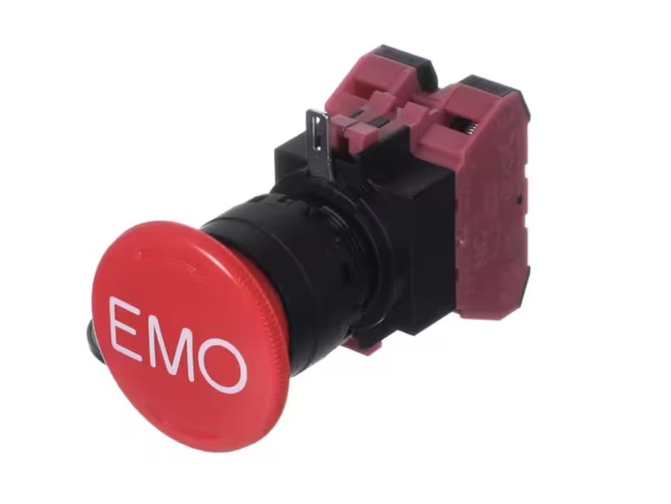 Fits Cretors Ui600V Ith10A A600 858T Emergency Stop, Red Push Button, Panel Mounrt