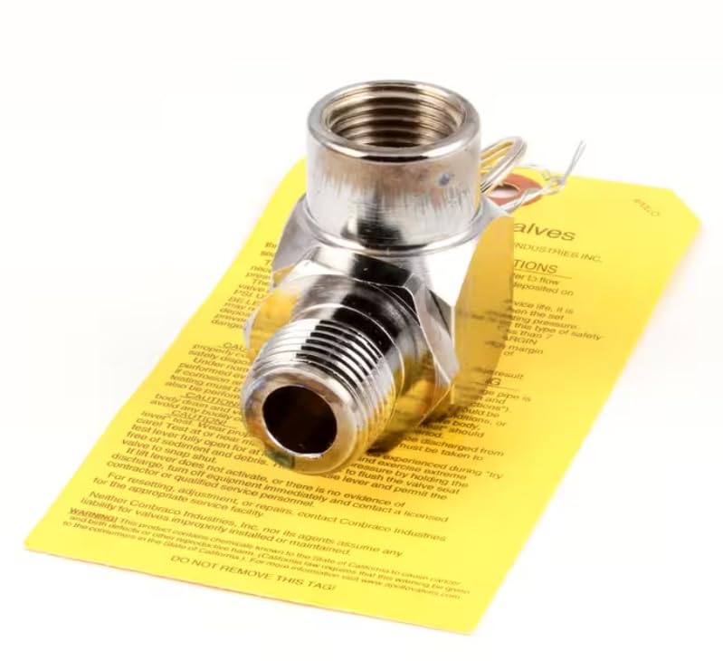 Fits Groen 10-512 0G8547.5C 0035 Pressure Relief/Safety Valve, 30PSI, 1/2" NPT for AHS-40, EE-40, HH/4E