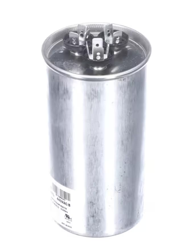Fits York 321709660244 1172451 685 328P707DH44P46A5YK Capacitor, Run, Dual, 440 Volt, 70+7.5MFD, Round for D1HG036N04046EB, V3C024ABD2A3BDECB1, TV35N1DW4Q1APH35C2