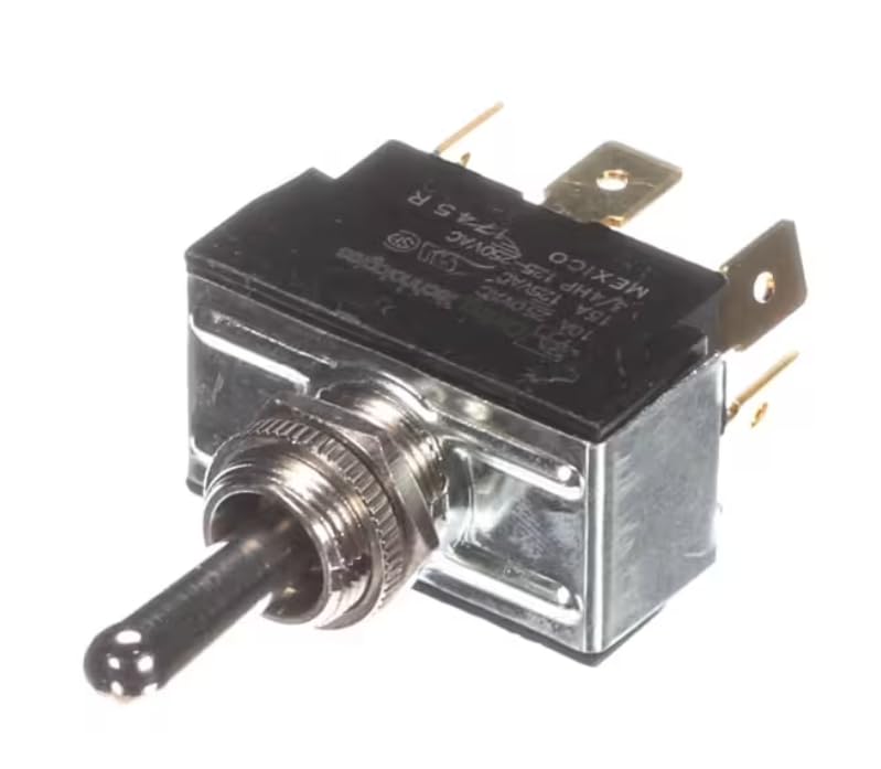1745 R 10A 250VAC 15A 125VAC 3/4 HP Toggle Switch, 10A @250V/15A @ 125V, 3 Position for 3667101D, 3667102D, 3667201D