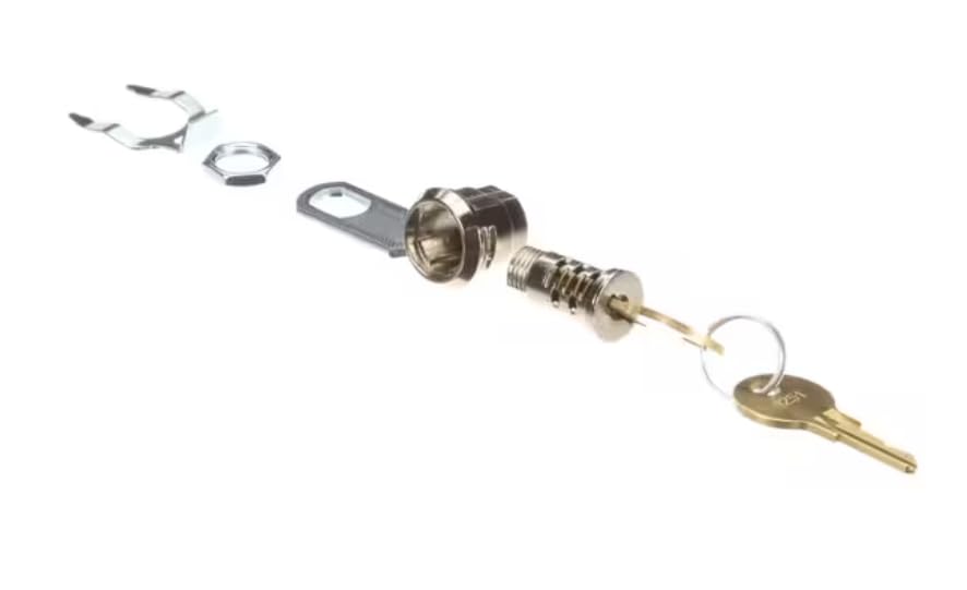 Fits Beverage Air 1251 Cylinder Lock with Keys, Righ Hand Action, Left Hand Door