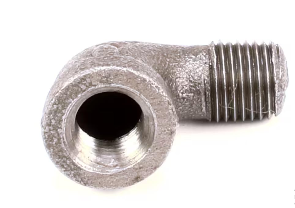Fits Henny Penny B1S Street Elbow, 1/4" NPT, Black Iron for 690, 691, OFG-390