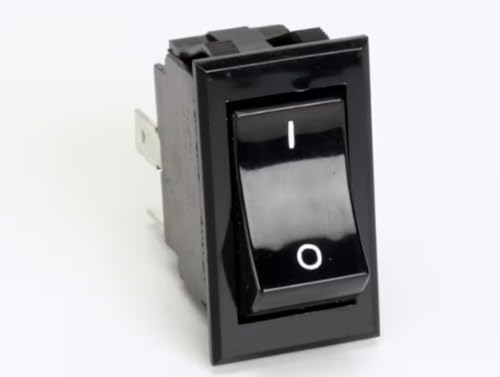 1241 TIGK971 T85 Black Rocker Switch, 125-277V, 20A for 1000-BQ2/128, 1000-BQ2/192, 1000-BQ2/96