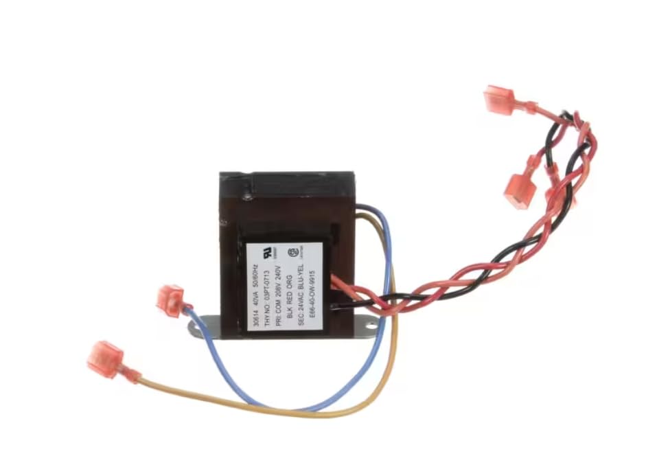 Fits Henny Penny E99697 LR1077325 Transformer, 208/240 to 24VAC50/60HZ, 40VA for HHC-980, HHC-980 Pizza Hut, HHC-983 Pizza Hut