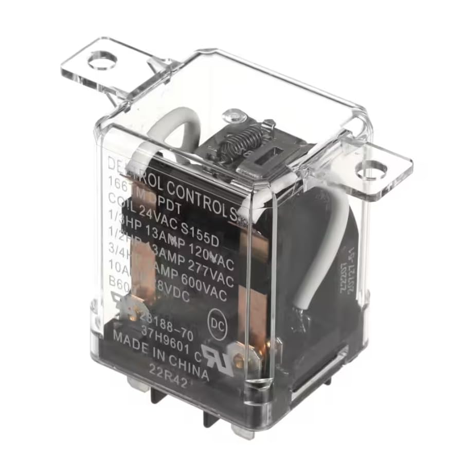Fits Lennox 166TM B600 37H9601 Relay, DPDT, 24 Volt, 13 Amp for GCS24-813-130-01, GCS24-813-78-01, GCS24-813-01