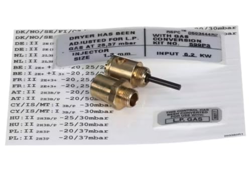 Fits Alliance Laundry Systems 503382R1 D503444R2 60517 Conversion Kit, Natural to Propane, 20000 BTU, Dryer for ADE3SRGS173TW01, ADEE8RGS173TW01
