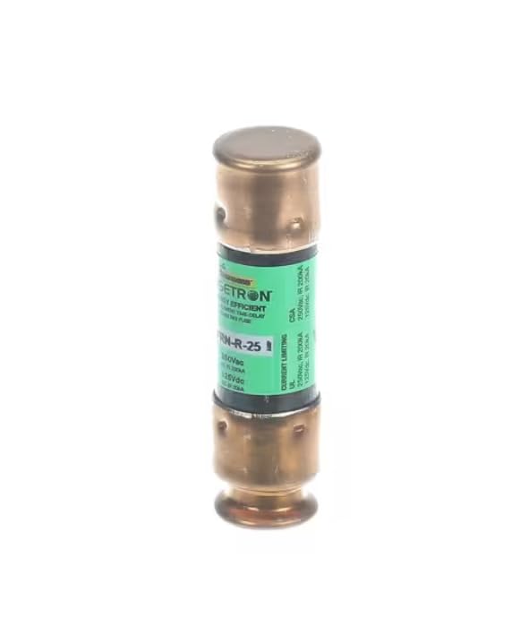 Fits York 0066321 Fuse, 25 Amp, 250VAC, Dual Element Time Delay, Class RK5