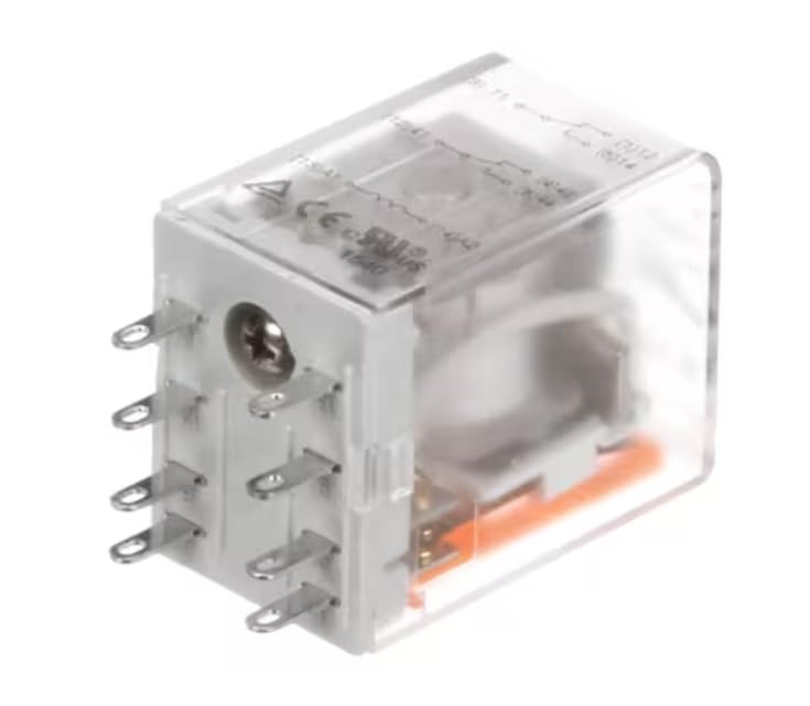 Fits AAON 7760056271 1540 Relay, 24V, DPDT, 10A for RN-013-3-0-FA09-2F4, RN-015-3-0-FA09-2G4, RQ-003-3-V-FA09-214