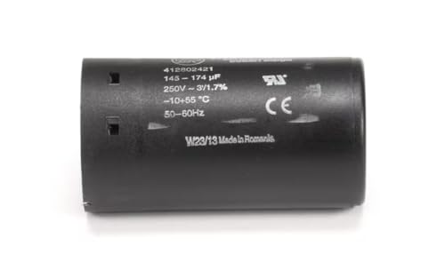 Fits Electrolux Professional W23/13 Capacitor, 250V, 50/60HZ, 145-174 uF for TRS1V, TRS1V-01, TRS1V-02
