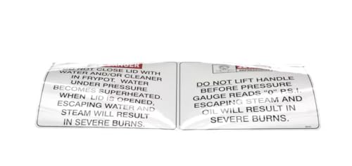 Fits Henny Penny 66444C Label, Danger for PFE-58X, PFE-591, PFE-59X