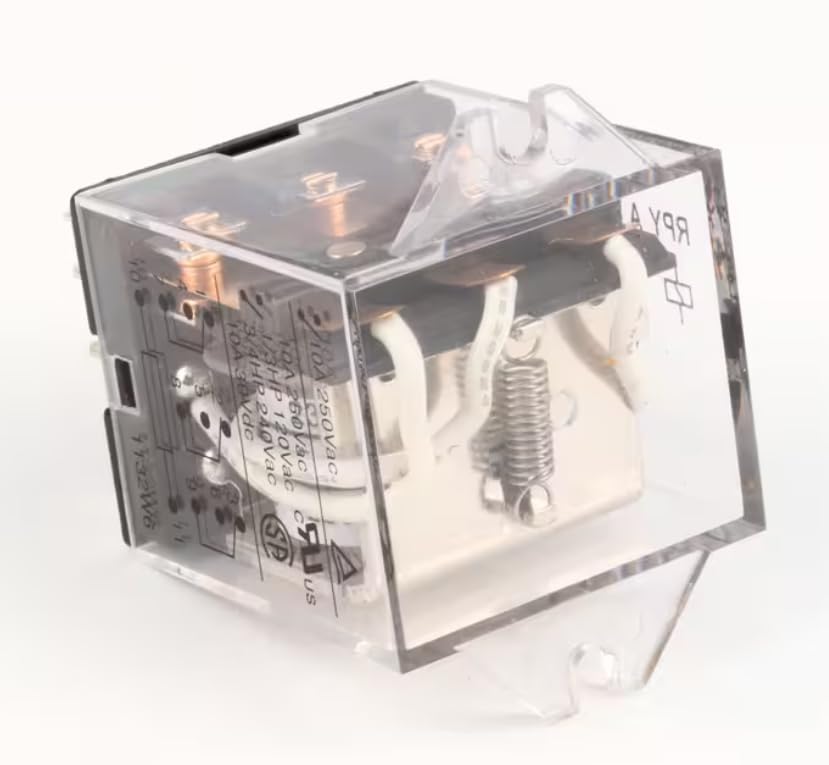 Fits AccuTemp RPY A 003 A 187/264 187/264V 1132W6 Relay, Control, 3PDT, 208/240V for S Series, S3 Series, S6 Series