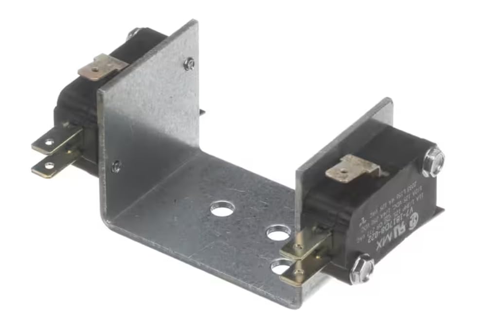 Fits Taylor V7-1B17D8-022 11A 1/3HP 125,250 OR 277VAC 1/2A 125 VDC, 1/4A 250 VDC 2233 L156 4A 125 VAC L Microswitch/Bracket Assembly, Draw-Twist