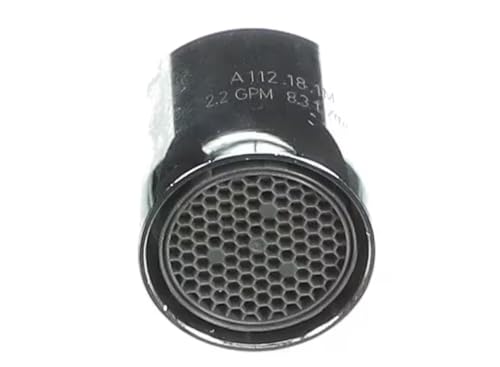 Fits T&S Brass A112.18.1M 2.2 GPM 8,3L/min Aerator, 2.2GPM, Inside Thread for 013838-45, 5AFL12A, 5F-1SLX05A