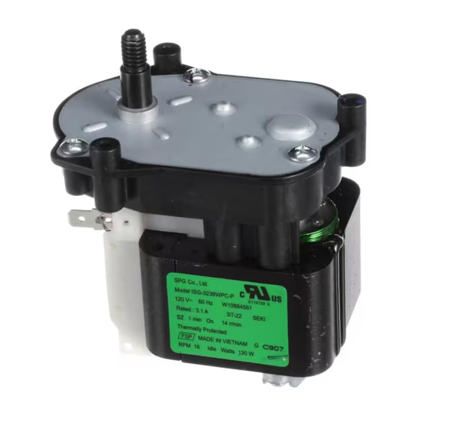 Motor Assembly – Compatible with Whirlpool ISG-3238WPC-P, Ice Crusher Replacement, 120V 3.1A
