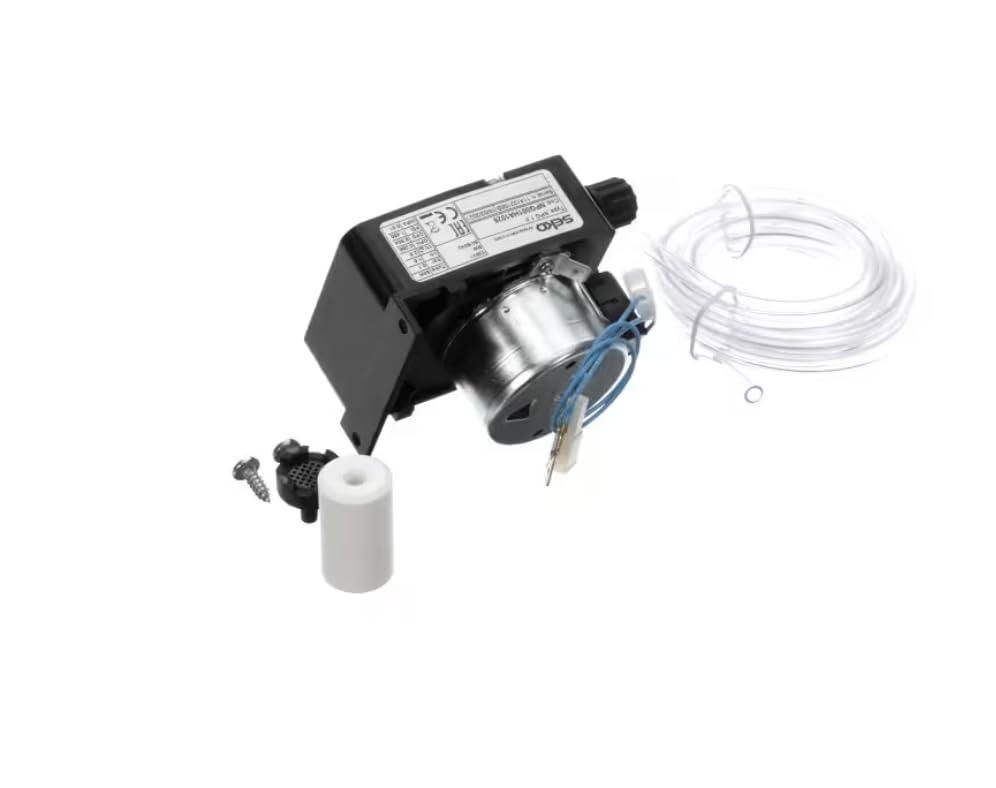 Fits Unox NPG1.5 NPG001HA1026 11A122108B 230V~ 8W 50-60HZ Detergent Pump Kit with Hold Down Weight, 230 Volt
