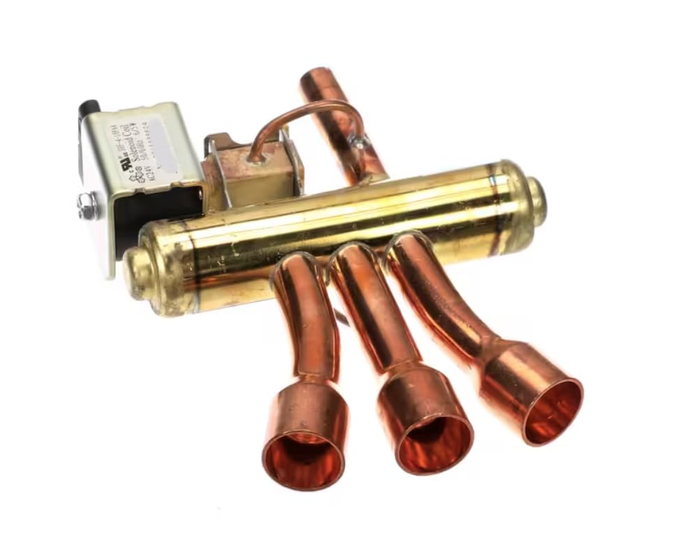 Fits Trane 2246688604 D154643P02 SHF-11H-46D1-TR MWP 680PSIG V221126U Reversing Valve, 24 Coil, 1/2" x 3/4", 3 Ton