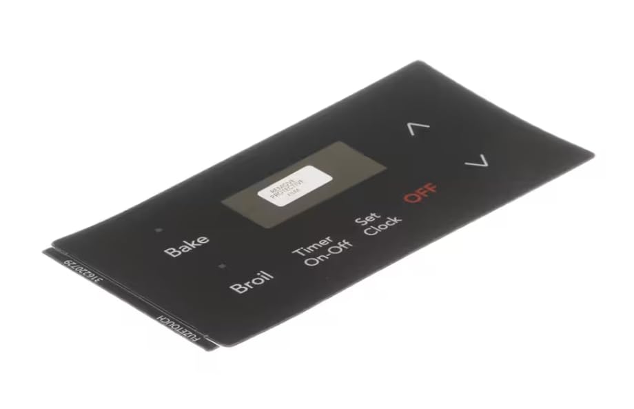 FUZETOUCH Overlay, Control Board, Biack for CFEF3012USA, CFEF3051TSA, CFEF3051TSB