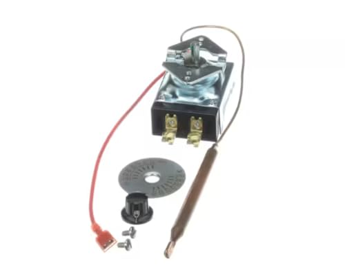 Fits Prince Castle S-458-8 30A 277 VAC 12/12/24 Thermostat with Knob and Dial Plate, 370-430F/187-221C for 212-G, 212-GF, 212-GFC