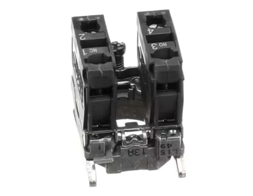 Fits Insinger ..15484 A600-Q600 ZBE-101 Ith 10A Contact Block, Normally Open/Normally Closed for TRAC 878