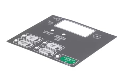 Fits Alliance Laundry Systems 513546 Overlay, Control Label, French/English for HDEBXAGS171CW01, HDEBXAGS171FW28, HDER07*F1502
