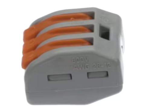 Fits Hobart CU16/25 Jet 20A 300V AWG 28-12 Wire Connector, 3-Terminal Block for CL54e, PW20eR, CL44E