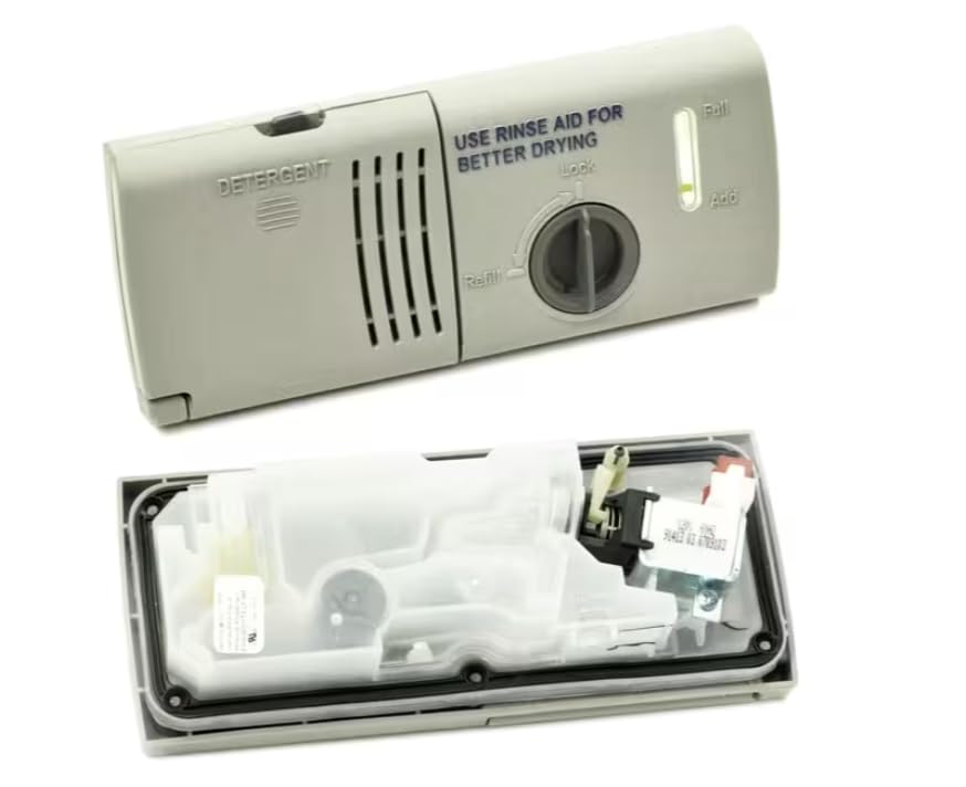 W10214590 91413.03 16040TY Dispenser, Detergent/Rinse Aid, Dishwasher