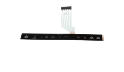 209718 1227/AF FRIG05-C14H Touchpad with Ribbon Cable, Control Panel, Black, Dishwasher for DGBD2438PF0A, DGBD2438PF1A, DGBD2438PF4A