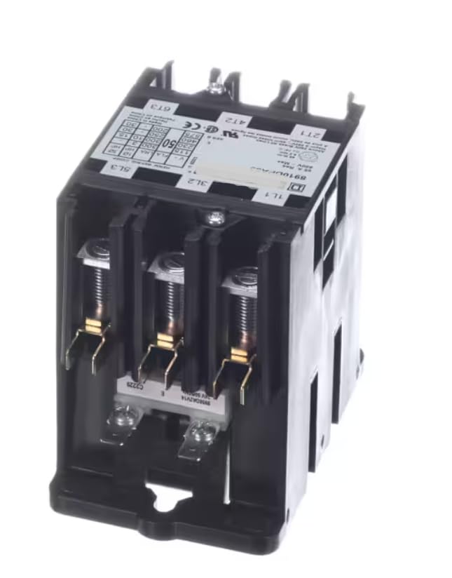 Fits AAON C2229 U Contactor, 24 Volt Coil, 50 Amp, 3 Pole