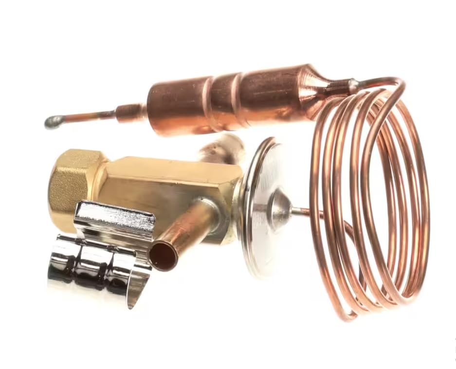 Fits Traulsen 2110050212 GB10 325-60080-102 Expansion Valve/TXV Kit, R450A, 1/4" ODF Inlet x 3/8" ODF Outlet