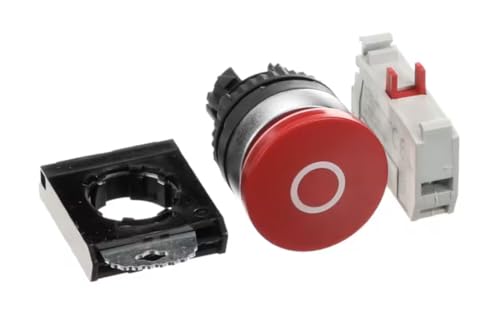 Fits Hobart 33E01 A600 Q600 UF25 297E 60947-5-1 10A 690V AC Switch Assembly, Stop, Push Button/Contact Block for FP400, FP300i, FP400i