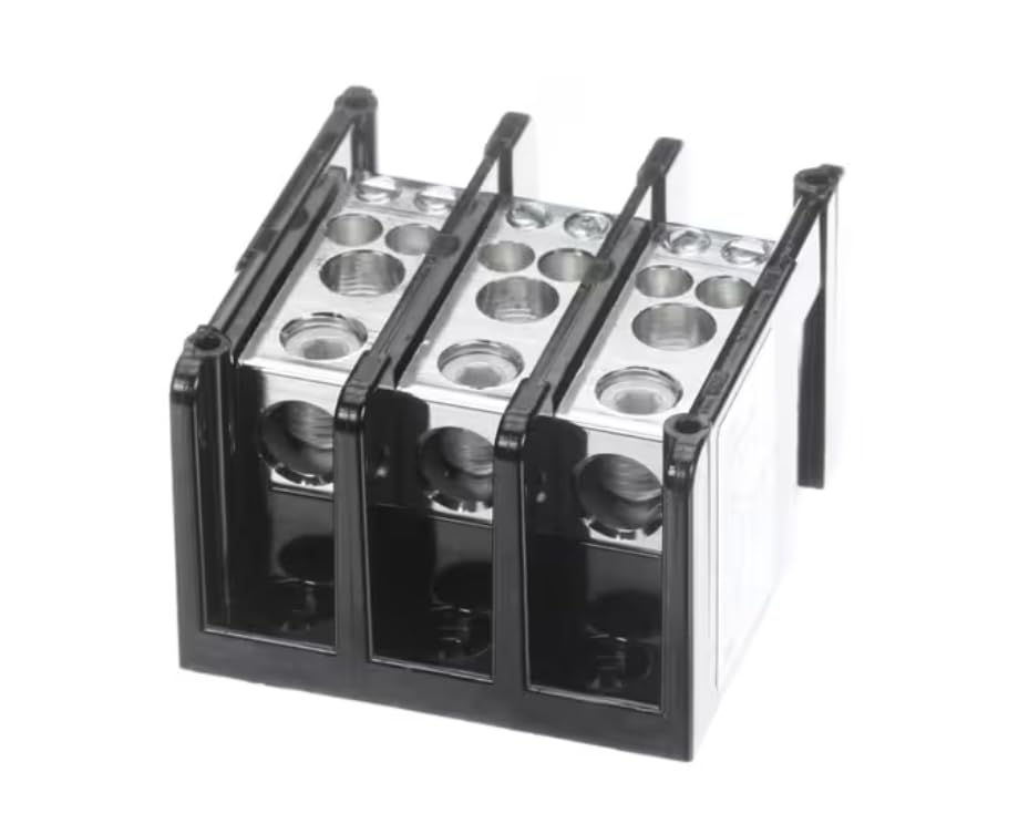 Fits Lennox 72F8801 221105-000621 HP-ATB-175-2 Terminal Block, 3 Pole, 175A, 600V for CHP16-1853-04, LCH048S4-02, SCC120H4-01