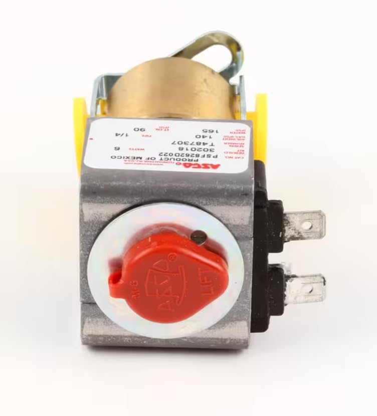Fits Vulcan Hart PSF8262D022 302018 Solenoid Valve, 1/4", Fill/Cold Water Condenser, 110/120V, 50/60HZ for VHL2E, VHX24E5, VHL2G