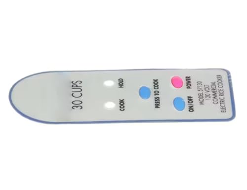 Fits Town Food Service 57130 120 Volt Label, Control Housing