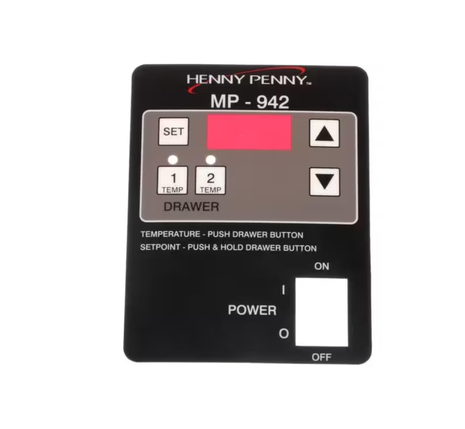 Fits Henny Penny MP-942 Decal, Control, On/Off, 1-2 Settings, GEN. MKT.