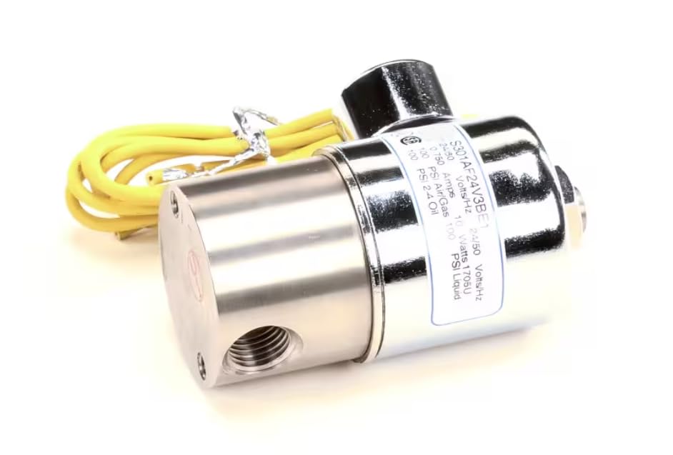 Fits Frymaster S301AF24V3BE1 Solenoid Valve, 24V, 50/60HZ, 1/4", 2-Way for FGP55