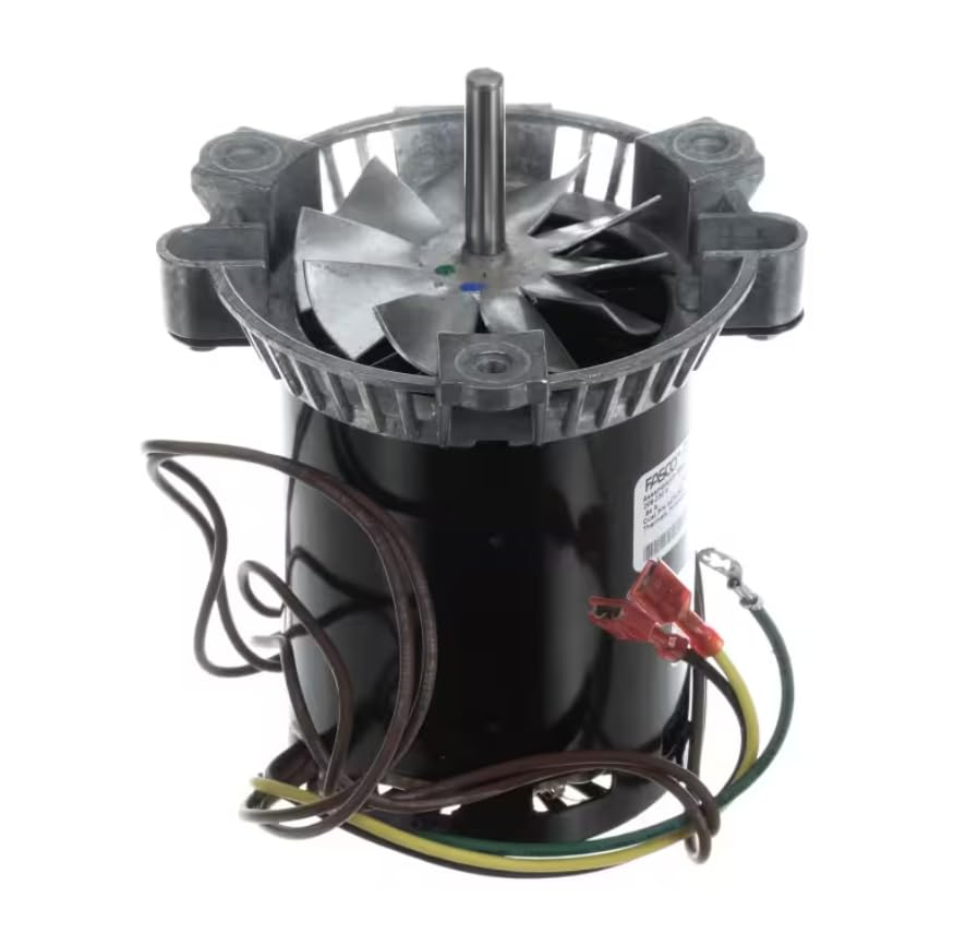 Fits York 71626825 U62B1 E40513 M1223 5424264 71626825 MC242383695 Fan/Motor Assembly, Draft, 208-230 Volt, 60HZ, 3350RPM, 1/6HP for 1LD0451, 2CE04507225, 2EE04700724