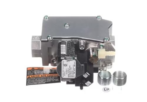 Fits York 22331913617014 B319 E1 2364 REVA 5001 5737 Gas Valve Kit, Natural with LP Conversion Kit, 24V, 1/2" X 1/2" for GR8S060A12UH11, GR8S080B16UH11, GR8S040A12UH11