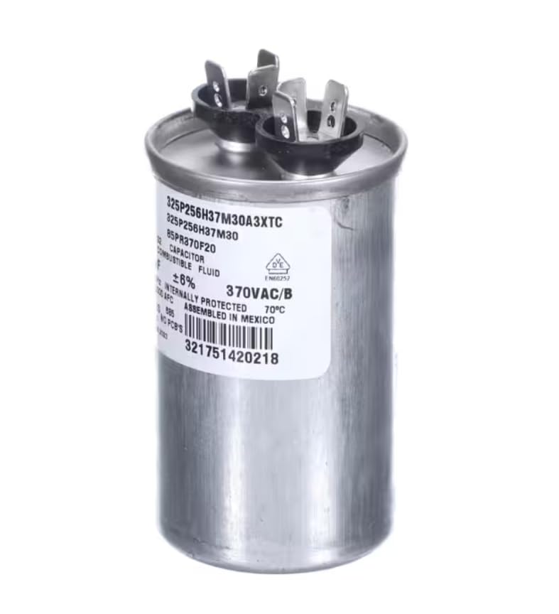 Fits Franke 325P256H37M30A3XTC 325P256H37M30 85PR370F20 685 EN60252 Capacitor, Run, 25uF, 370VAC, 50/60HZ 19012881