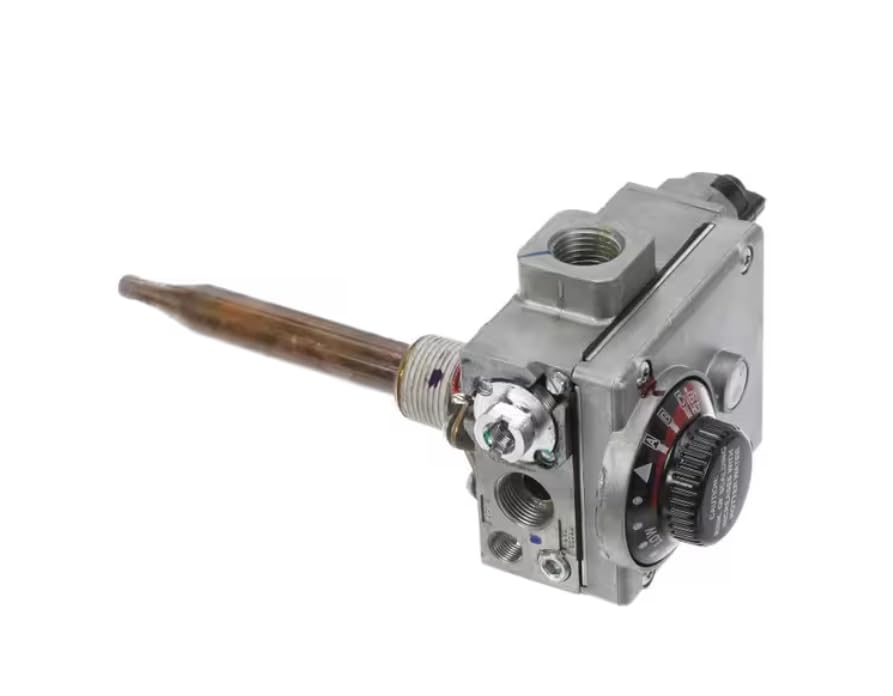 Fits Rheem 2432 A220 5001 1708 243258253 REV E A213 2431 Gas Control Valve/Thermostat, Natural Gas, 4" WC, 1/2"