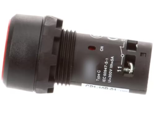 Fits General 51B6 C 60947-5-T CP1-10B-01 1303 Switch, Pushbutton, Red for GEM110, GEM-120