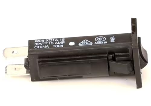 Fits Master-Bilt 1601 T004 Circuit Breaker, 15 Amp