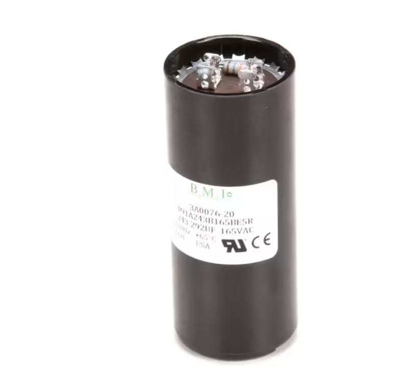 Fits Hoshizaki 1616H Capacitor, Start, 165VAC, 243-292uF for PTR2SSB-FGFG, F-801MWH, DCM-752BAH-OS
