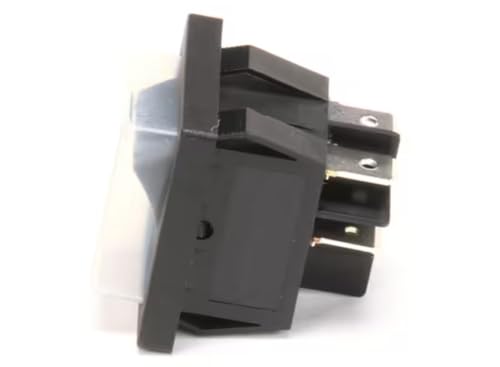 Fits Hamilton Beach Commercial SR-08 1334 Rocker Switch with Boot, On/Off for HCJ967-CE, 1G96700, HCJ967R-CN
