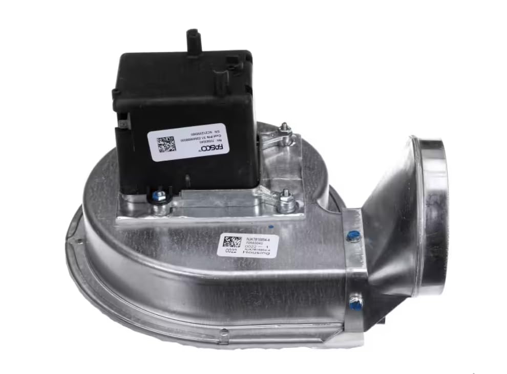 Fits York 0022 NJK7816854-4 70583040 0022-1 NC212356960 E48562 12-23N J238-100 Blower/Motor Assembly, Combustion, 115V, 60HZ, 2750RPM for F2RP024N06, D1NQ030D05625, 2CE04517225