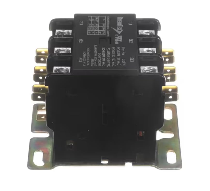 Fits York EC403120 EC403240 EC403277 Contactor, 3 Pole, 120VAC 50/60HZ Coil, 40A