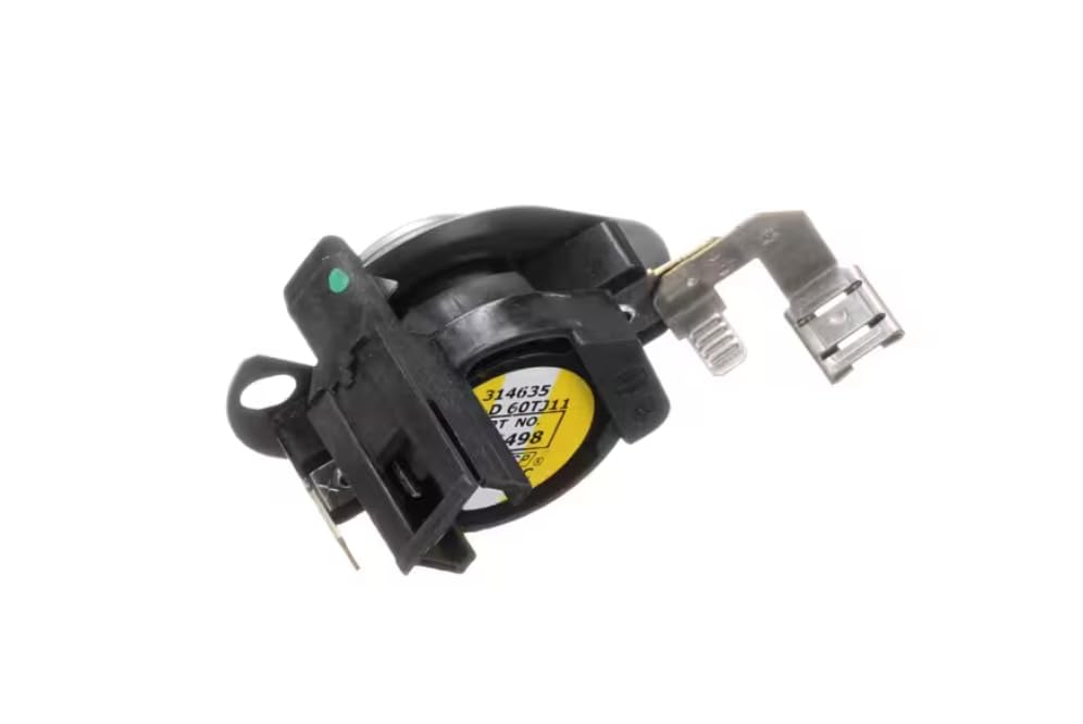 Fits Whirlpool 314635 T-O-D A2122 Hi Limit Thermostat, Dryer for MED6300TQ0, MED6400TB0, MED6400TQ0