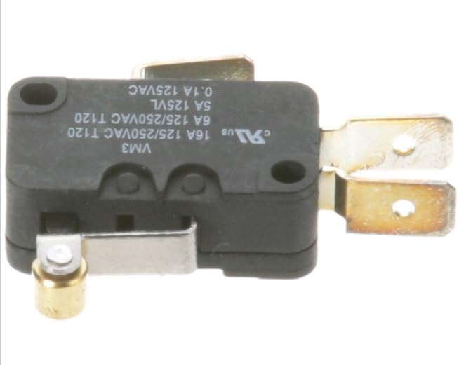 VM3 125/250VAC T120 6A 5A 125VL 120V 16A Microswitch for Dean 1824/2424G, Frymaster 1824/2424G, 1824E