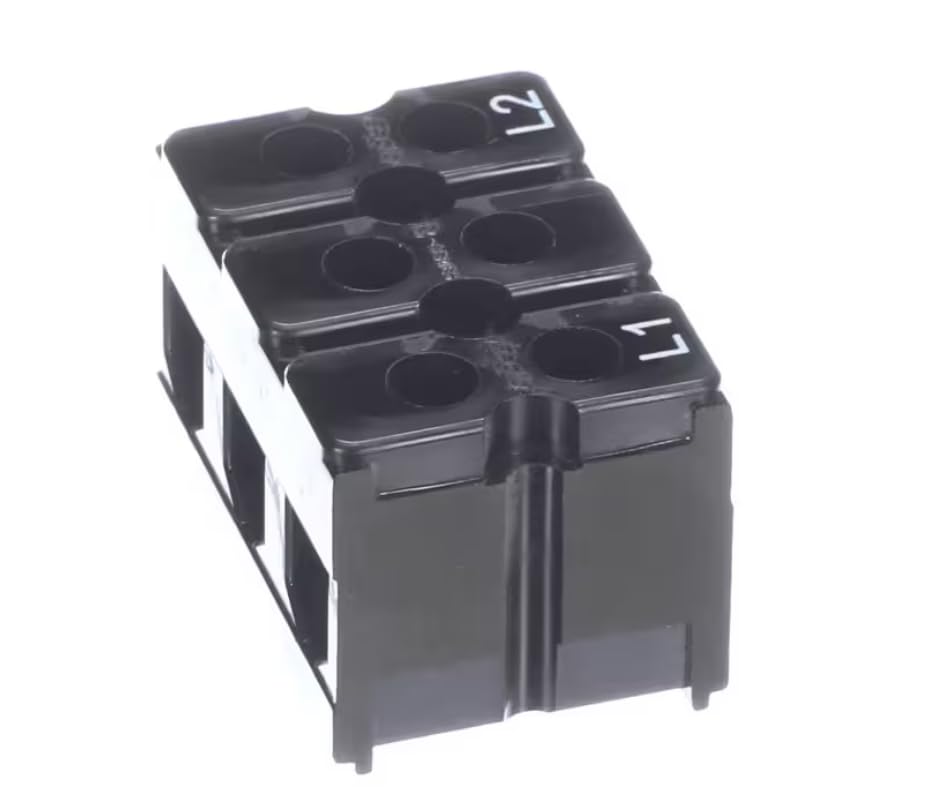 Fits Taylor B-Series Terminal Block 85 AMP #4-#18 AWG CU 600VOLT Strip 3/8 in. Tighten 20 in.-lb. Terminal Block, 2 Pole for 358, 490, 338